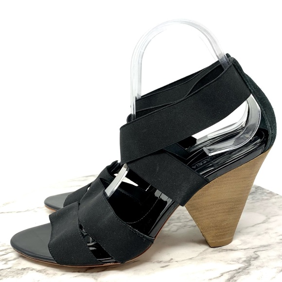 BCBGMAXAZRIA Elastic Strap Sandal Pumps - Picture 3 of 15